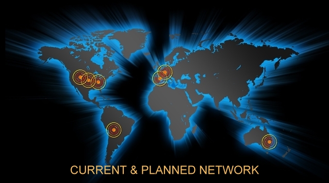 Vivos Global Network Map
